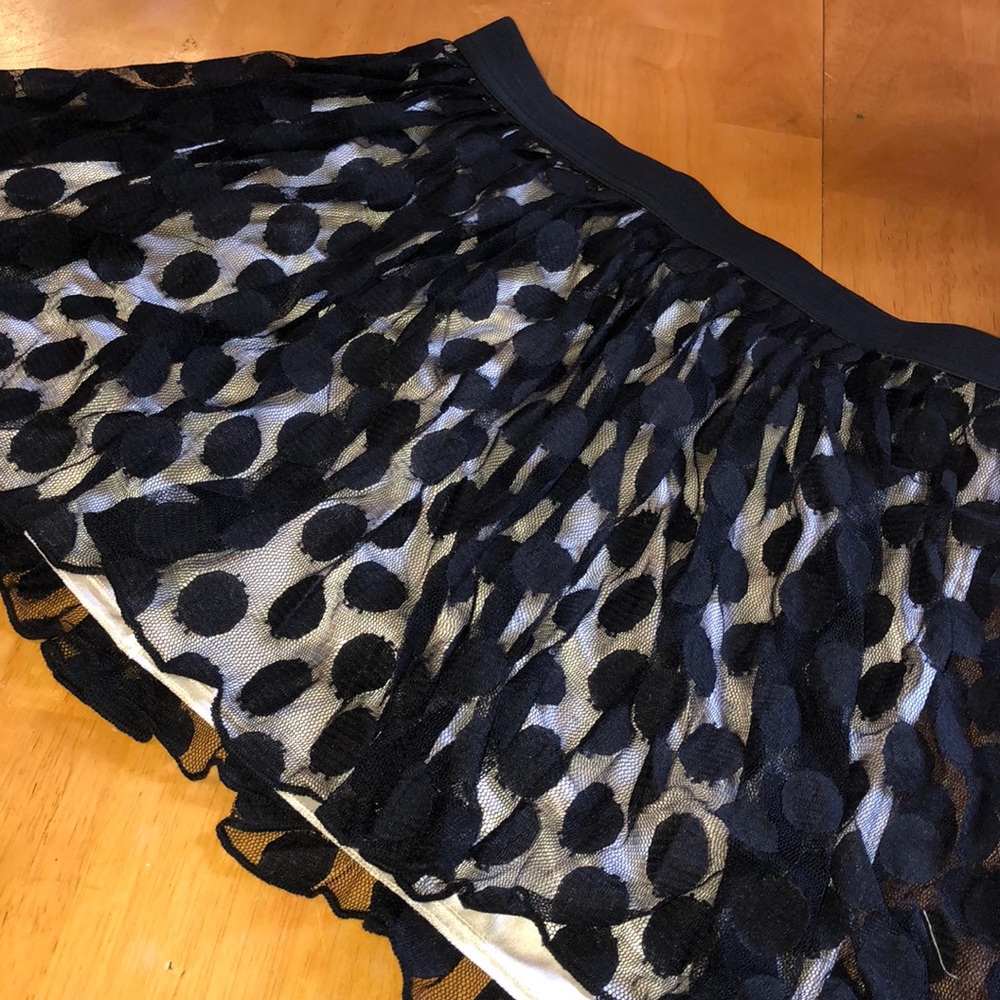 Polka Dot Mini Skirt